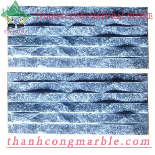 Silver Black Stone Chiseled Tile 01