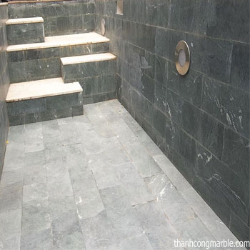 Đá bể bơi xanh đen