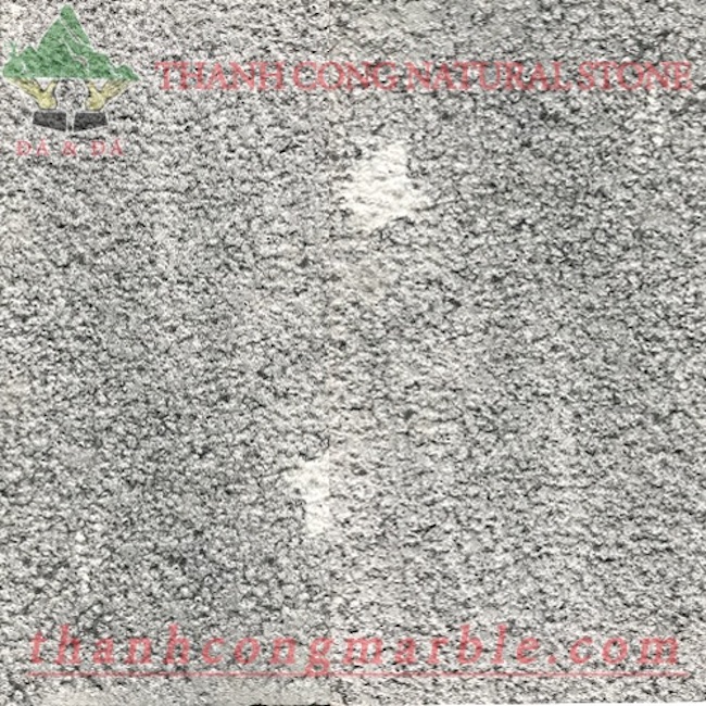 Đá lát sân vườn đen mổ mặt 01
