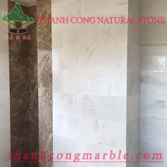 Đá ốp tường trắng sữa 03